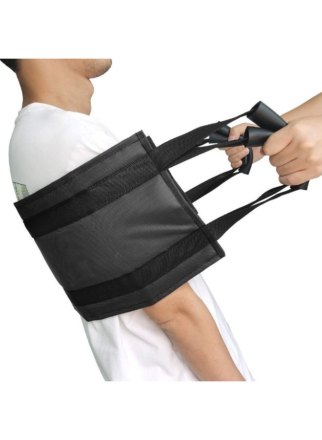 31.5-inch padded bed transfer sling, suitable for elderly safety lifting assistance device, home bed assist handle, back lifting activity belt, - Image 1